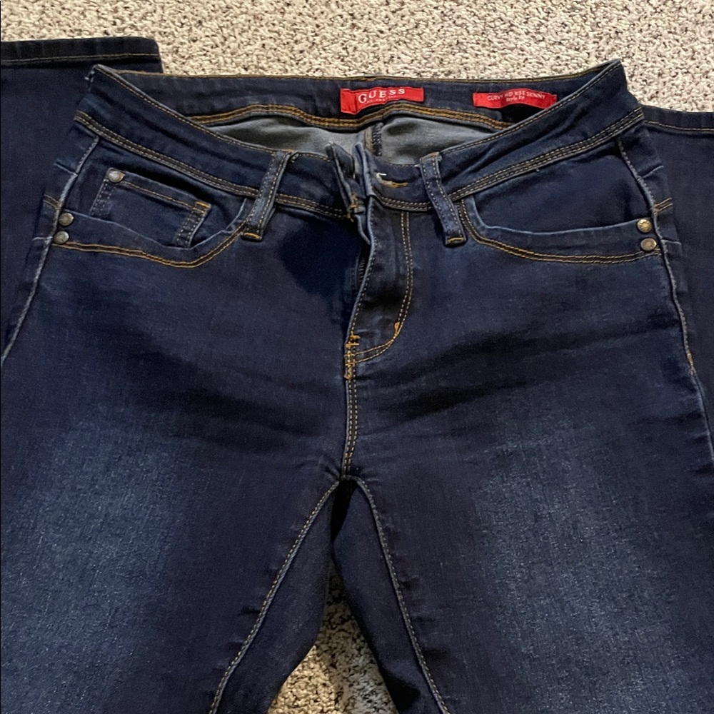 Guess Women's Midnight Blue Skinny Jeans